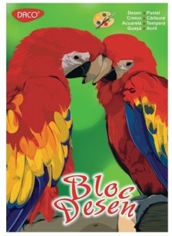 Bloc de desen 16 file format A4 si A3 Daco 170g A4 - imagine 3